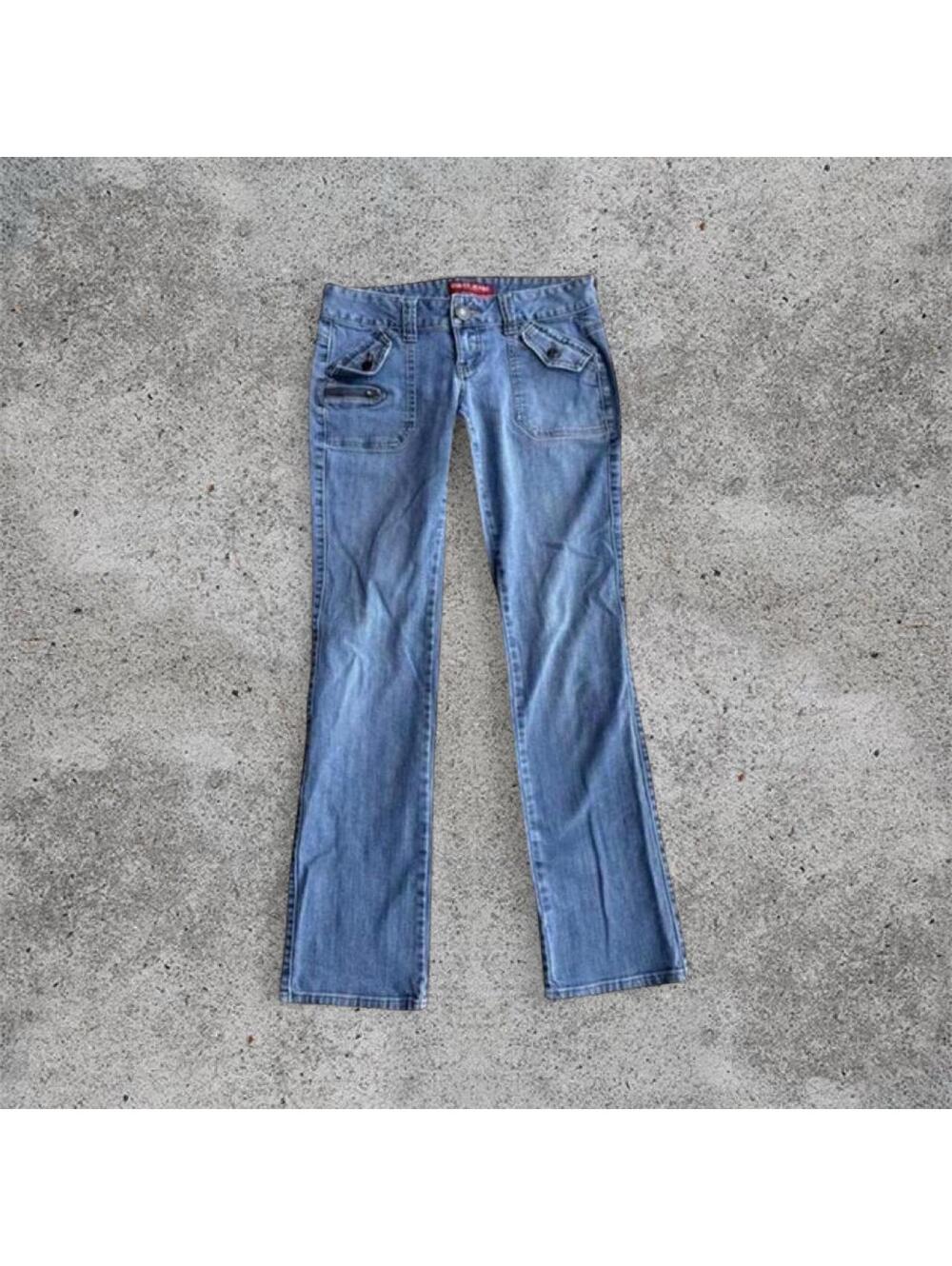 Guess low-rise bootcut jeans